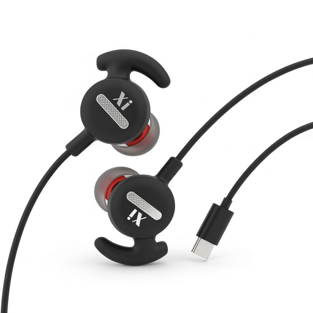 XI-EP1 Type-C In-Ear Wired Earphone | HD Stereo Sound | Built-in Mic with Controller | Premium Earbuds